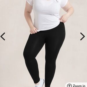 Shapermint Essentials Black Mid-Waist Leggings Sz.2XL NWT